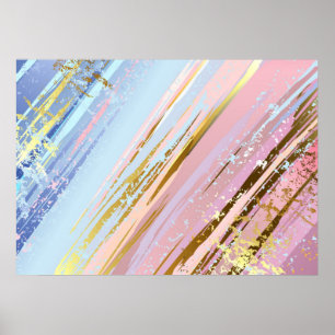 Textured Pink Background Poster