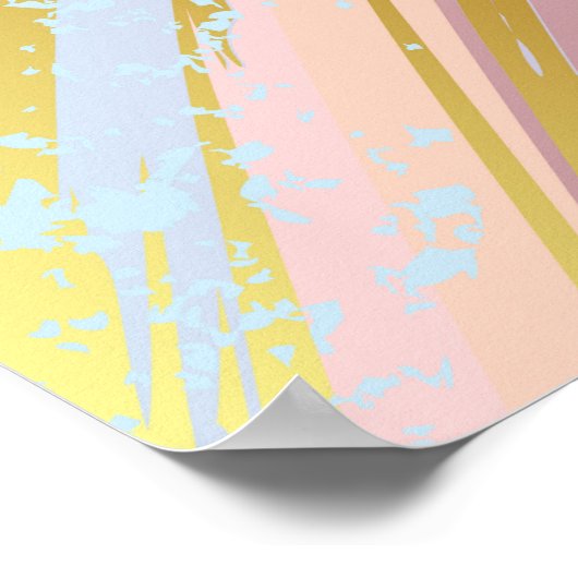 Textured Pink Background Poster (Ecke)