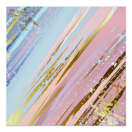 Textured Pink Background Poster (Vorderseite)