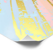 Textured Pink Background Poster (Ecke)