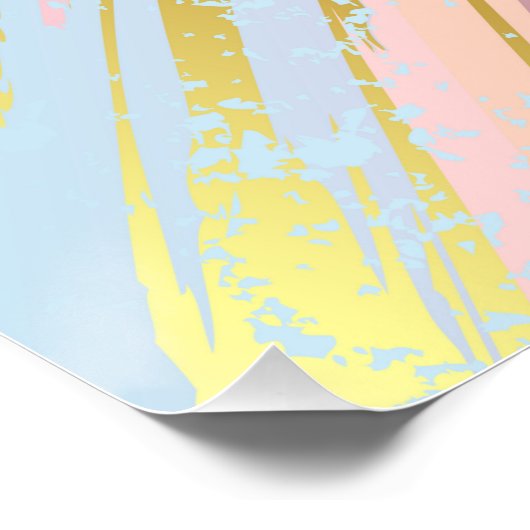 Textured Pink Background Poster (Ecke)