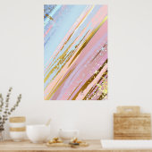 Textured Pink Background Poster (Küche)