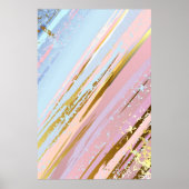 Textured Pink Background Poster (Vorne)