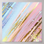 Textured Pink Background Poster (Vorne)