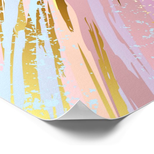 Textured Pink Background Poster (Ecke)