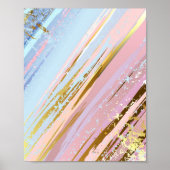 Textured Pink Background Poster (Vorne)