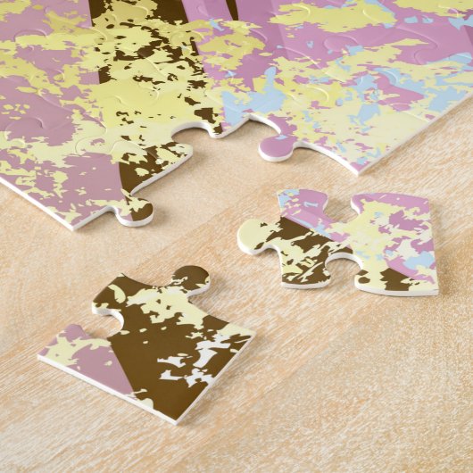 Textured Pink Background Puzzle (Seite)