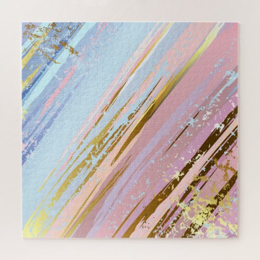 Textured Pink Background Puzzle (Horizontal)