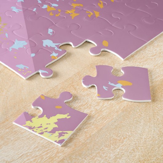 Textured Pink Background Puzzle (Seite)
