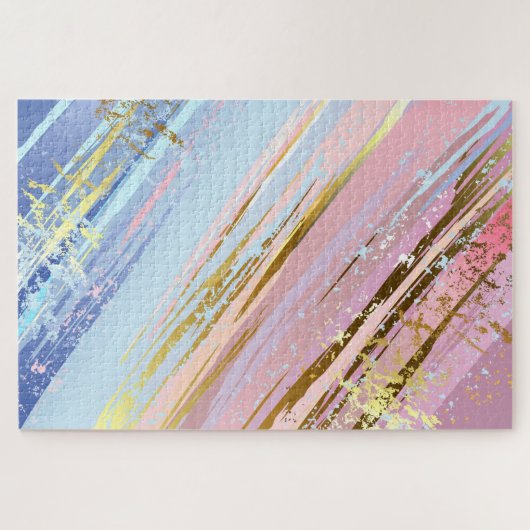 Textured Pink Background Puzzle (Horizontal)