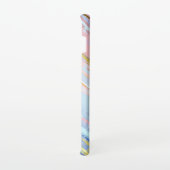 Textured Pink Background Samsung Galaxy Hülle (Rechte Seite)