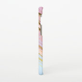 Textured Pink Background Samsung Galaxy Hülle (Linke Seite)