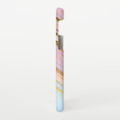 Textured Pink Background Samsung Galaxy Hülle (Linke Seite)