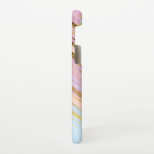 Textured Pink Background Samsung Galaxy Hülle (Linke Seite)