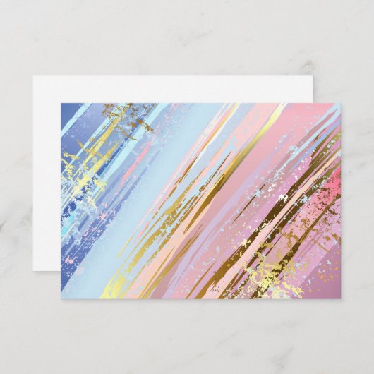 Textured Pink Background Save The Date (Vorne/Hinten)