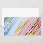 Textured Pink Background Save The Date (Vorne/Hinten)