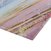 Textured Pink Background Schneidebrett (Ecke)