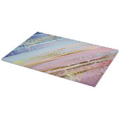 Textured Pink Background Schneidebrett (Ecke)