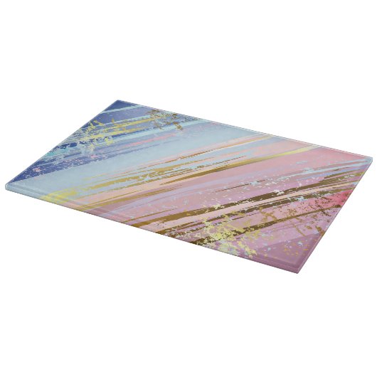 Textured Pink Background Schneidebrett (Ecke)