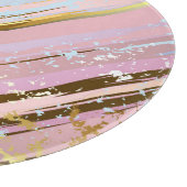 Textured Pink Background Schneidebrett (Ecke)