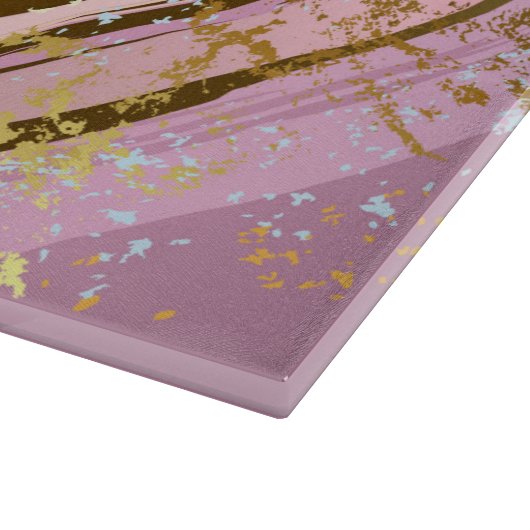 Textured Pink Background Schneidebrett (Ecke)