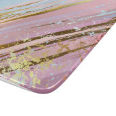 Textured Pink Background Schneidebrett (Ecke)