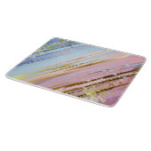 Textured Pink Background Schneidebrett (Ecke)