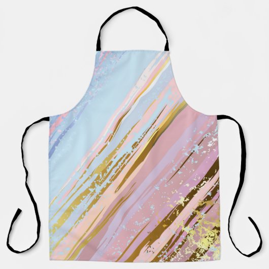 Textured Pink Background Schürze (Vorderseite)