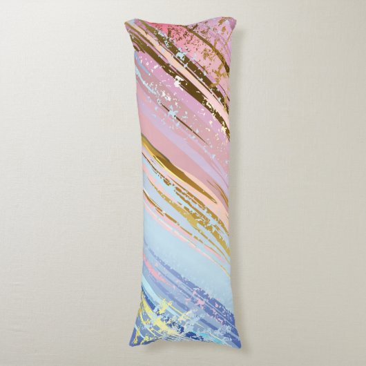 Textured Pink Background Seitenschläferkissen (Vorderseite Vertikal)