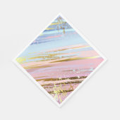 Textured Pink Background Serviette (Ecke)