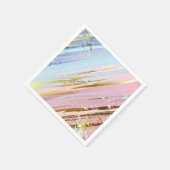 Textured Pink Background Serviette (Ecke)