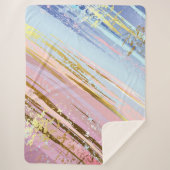 Textured Pink Background Sherpadecke (Vorderseite)