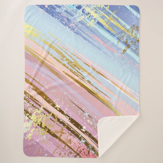 Textured Pink Background Sherpadecke (Vorderseite)