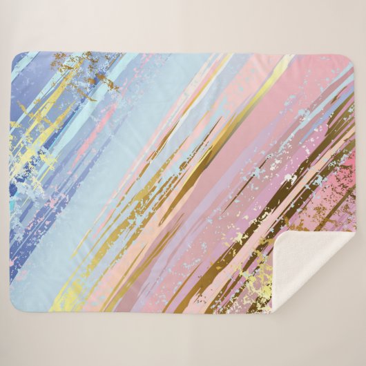 Textured Pink Background Sherpadecke (Vorderseite (Horizontal))