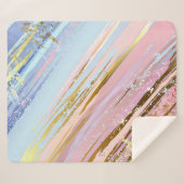 Textured Pink Background Sherpadecke (Vorderseite (Horizontal))