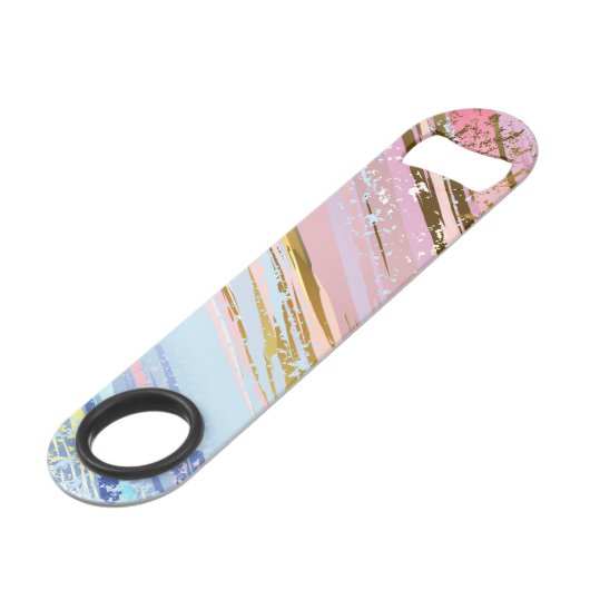 Textured Pink Background Speed Flaschenöffner (Vorderseite Schrägansicht)