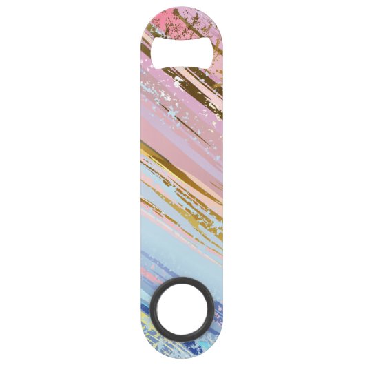 Textured Pink Background Speed Flaschenöffner (Rückseite)