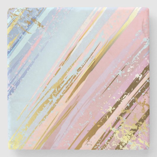 Textured Pink Background Steinuntersetzer (Vorderseite)