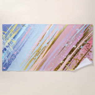 Textured Pink Background Strandtuch