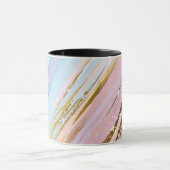 Textured Pink Background Tasse (Zentrum)
