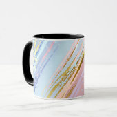 Textured Pink Background Tasse (Vorderseite Links)