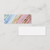 Textured Pink Background Telefonnummerkarte (Vorne/Hinten)