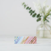 Textured Pink Background Telefonnummerkarte (Stehend Vorderseite)