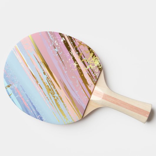 Textured Pink Background Tischtennis Schläger (Seitenansicht)