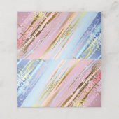 Textured Pink Background Treuekarte (Außenseite Aufgefaltet)