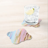 Textured Pink Background Untersetzer (Vor Ort)