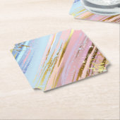 Textured Pink Background Untersetzer (angewinkelt)