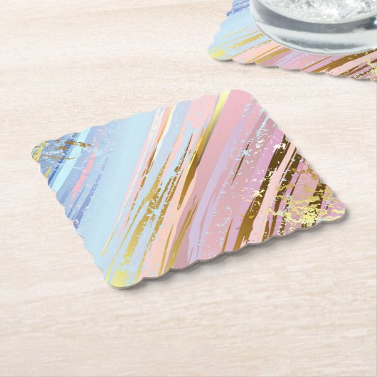 Textured Pink Background Untersetzer (angewinkelt)