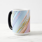 Textured Pink Background Verwandlungstasse (Vorderseite Links)