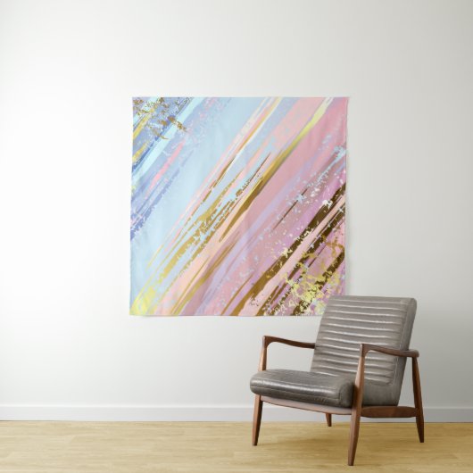 Textured Pink Background Wandteppich (Beispiel)